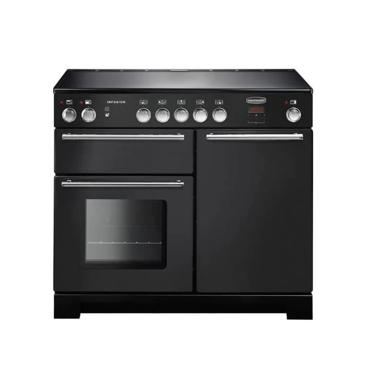 Rangemaster Infusion 100CM Electric Range Cooker - Charcoal Black | INF100EICB