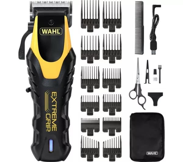 WAHL Extreme Grip Cordless Clipper - Black