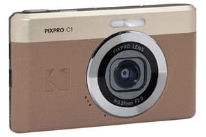 Kodak PixPro C1 Compact Digital Camera | Brown