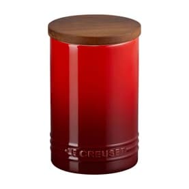 Stoneware Storage Jar With Wooden Lid 770ml