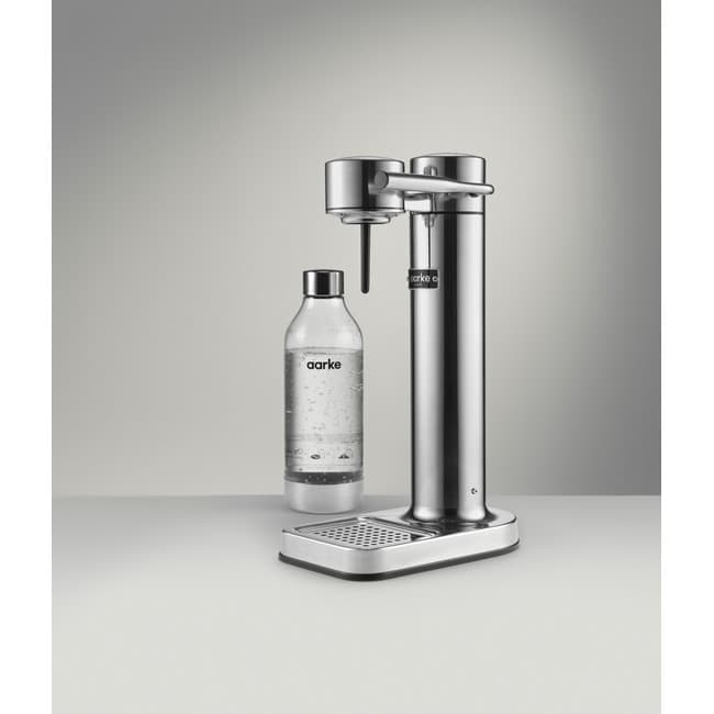 Aarke Sparkling Water Carbonator 3 - Polished Steel | 126-AAC3-Steel