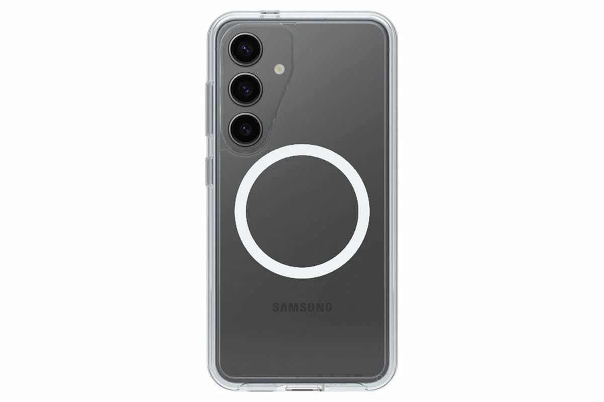 OtterBox Symmetry Series with Magnets Case for Samsung Galaxy S25 | Clear