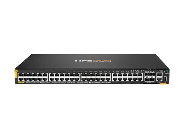 HPE - Aruba Networking CX 6200F 48G Class4 PoE 4SFP+ 740W Switch - switch - Max. Stacking Distance 10 kms - 48 ports - Managed - rack-mountable