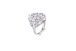 Rosato Rzge50c - Elegant Gemma Silver Ring By Rosato: Sterling Silver Fashion Statement