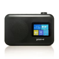 Groov-e Berlin DAB+ and FM Bluetooth Radio Black | GVDR06BK