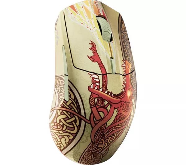 STEELSERIES CS2 Dragon Lore Edition Wireless Optical Gaming Mouse - Gold & Red