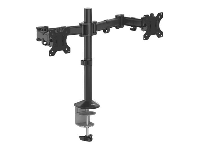 FELLOWES - Reflex Dual Monitor Arm mounting kit - adjustable arm - for 2 monitors - black, RAL 9017