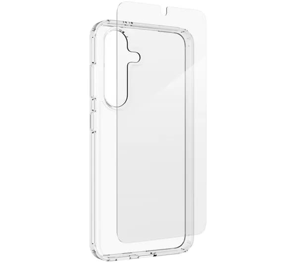 DEFENCE Galaxy S24+ Case & Screen Protector Bundle - Clear