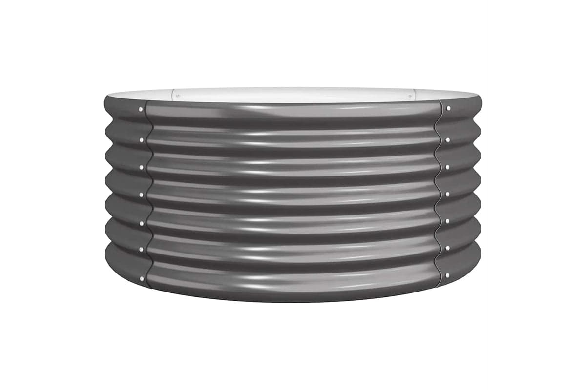 vidaXL 318856 Garden Planter Powder-coated Steel 80x80x36cm Anthracite