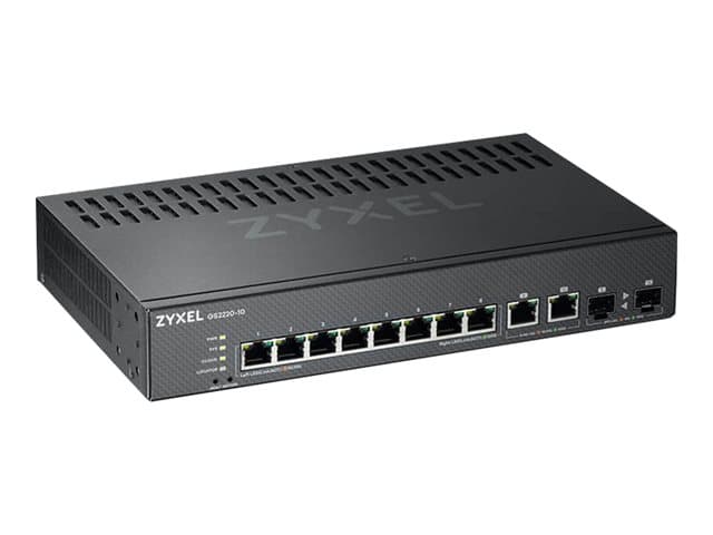 ZYXEL - GS2220-10 - switch - 8 ports - Managed - rack-mountable