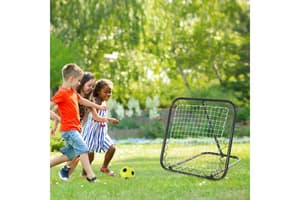 Homcom A90-223WT Angle Adjustable Rebounder Net Goal Training Set