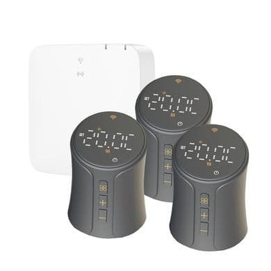 electriQ Smart TRV Valves with Zigbee Hub