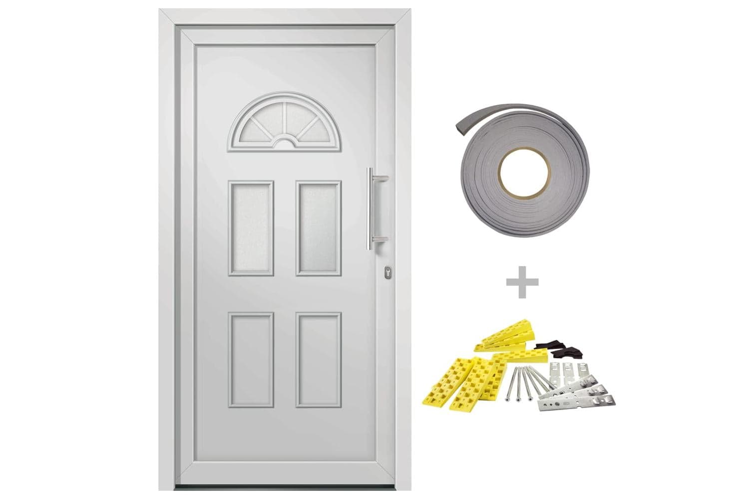vidaXL 279254 Front Door White 98x198cm