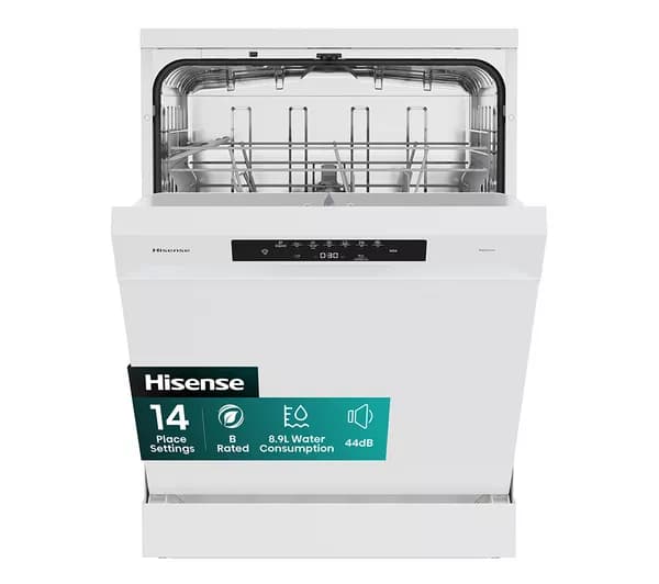 HISENSE Hi4 HS642B90W Full-size Dishwasher - White