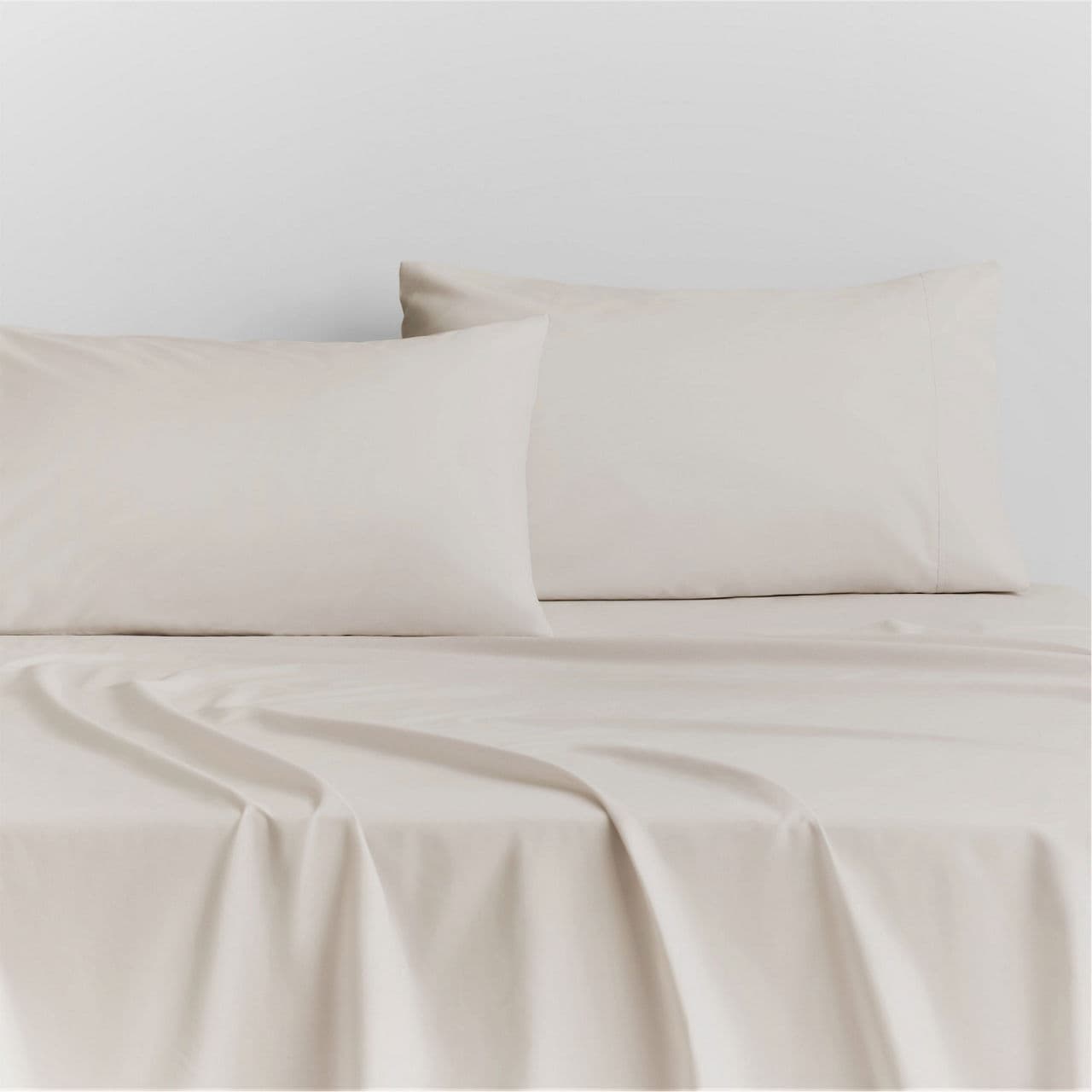 500 TC Cotton Sheets & Pillow Cases Chalk