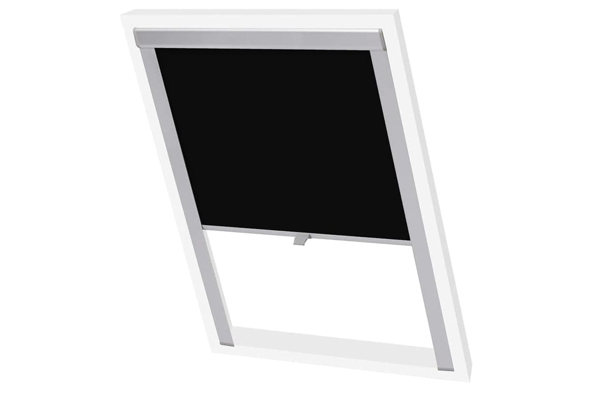 Vidaxl Blackout Roller Blinds Black M06/306
