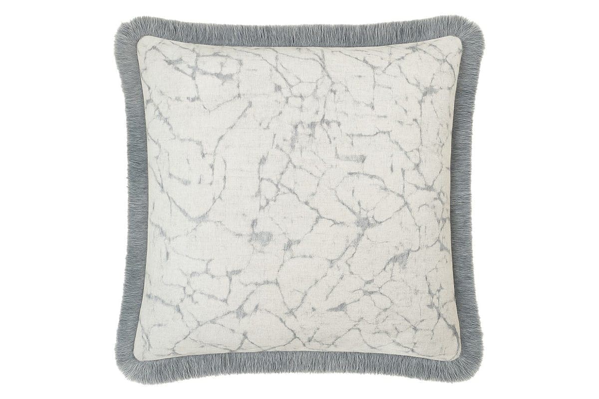 Sable Cushion | Natural/Blue | 43 x 43 cm