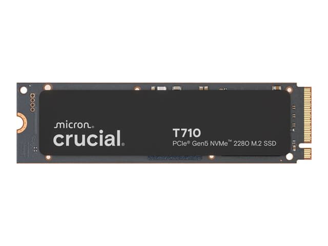 CRUCIAL - T710 - SSD - encrypted - 2 TB - internal - M.2 2280 - PCI Express 5.0 (NVMe) - TCG Opal Encryption 2.01