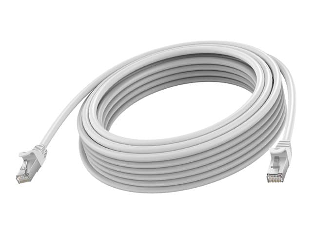 VISION - Network cable - RJ-45 (M) to RJ-45 (M) - 5 m - 6.2 mm - STP - CAT 6a - molded, snagless - white