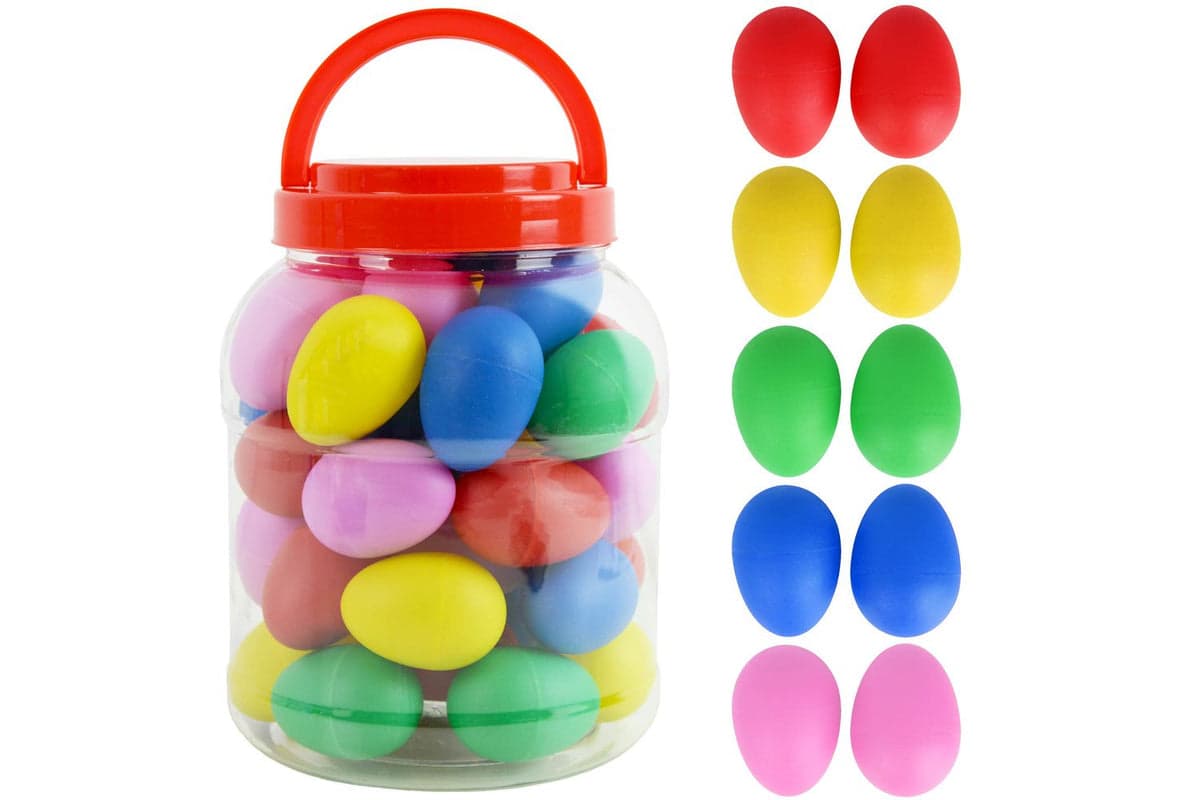 A-star Multicoloured Egg Shakers - Box Of 40