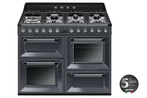 Smeg 110cm Dual Fuel Range Cooker | TR4110GR | Grey