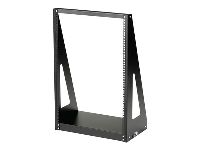 STARTECH.COM - Startech 16U Open Frame Network Rack - 19" 2 Post Free Standing Desktop Rack for Computer, AV, Media, IT Equipment for Server Room (2POSTRACK16) - rack - 16U