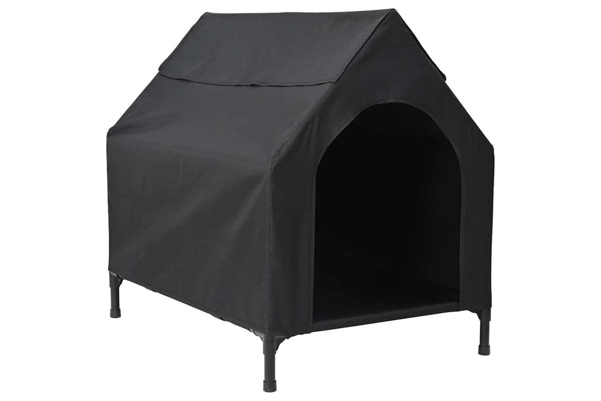 Dog House Black 90 X 65 X 85 Cm Oxford Fabric And Steel