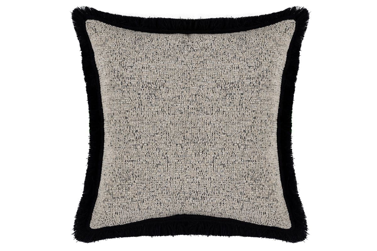 Yara Cushion | Grey/Black | 45 x 45 cm