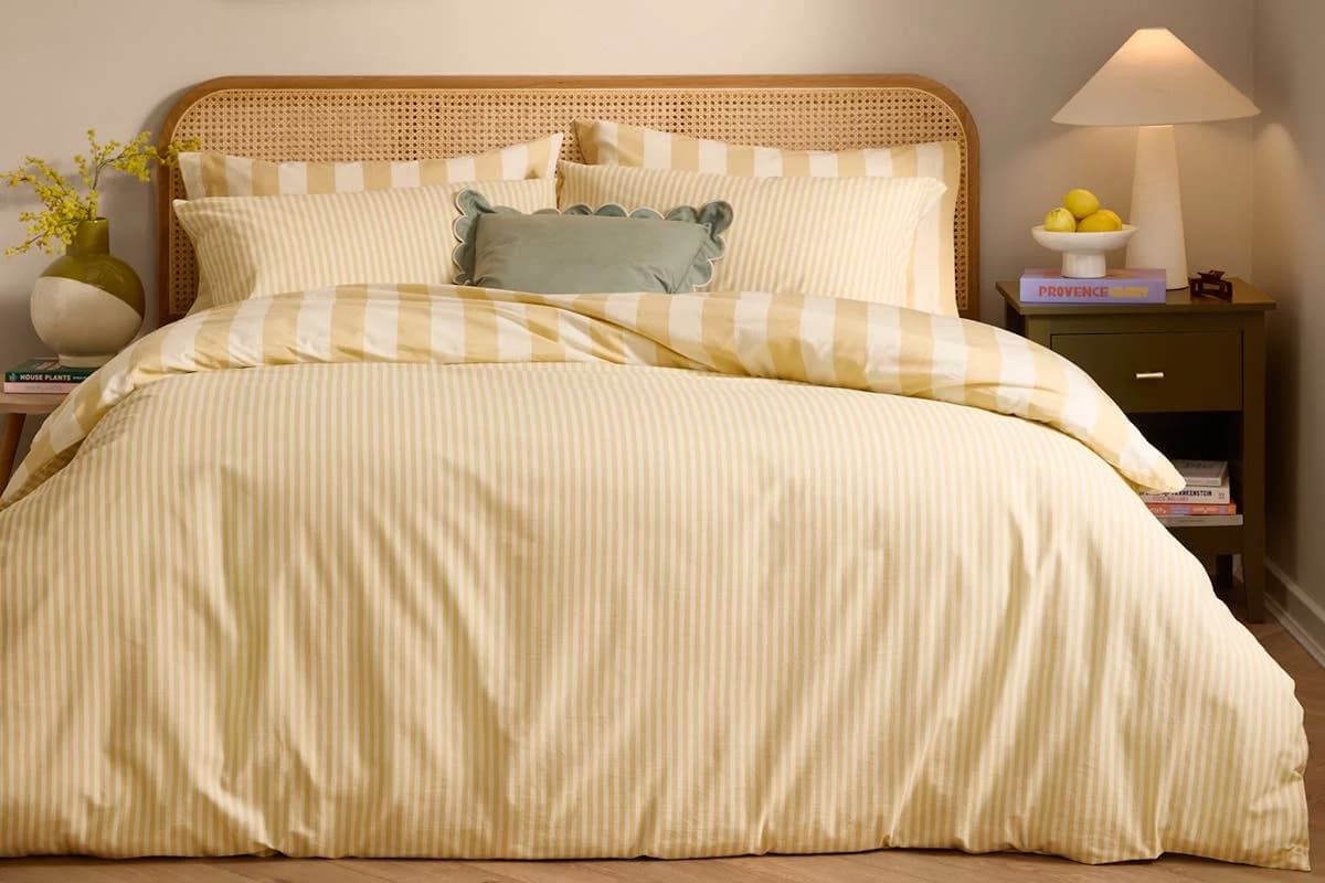Riva | Ultimate Duvet Cover Set | Yellow | Single