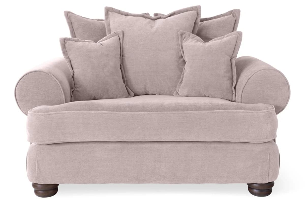 Charlotte Love Seat | Fabric | Latte