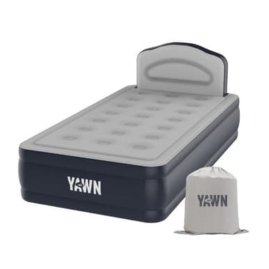 YAWN AIR BED SINGLE + FITTED SHEET 01658