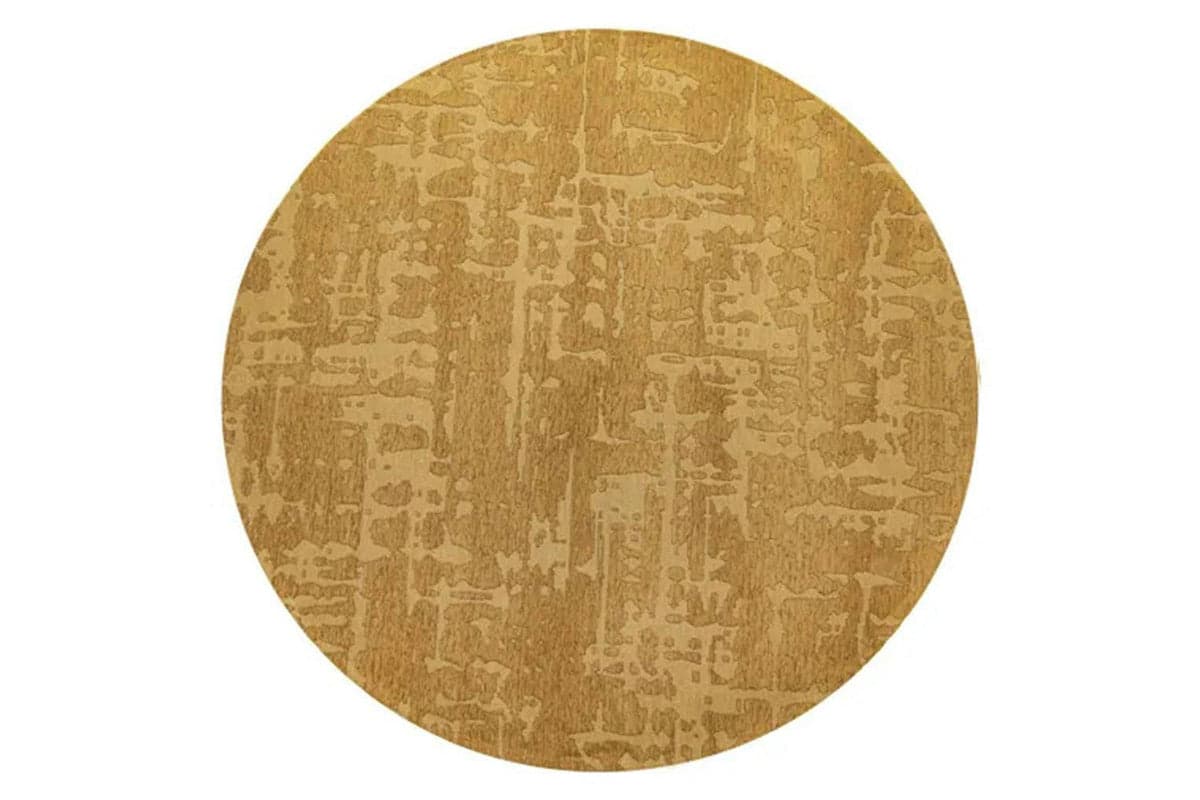 Louis De Poortere | Baobab Indoor Eco Round Rug | Yellow | 240 x 240 cm