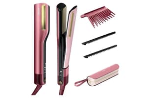 Shark SilkiPro Straight Hair Straightener and Dryer | Rose Petal