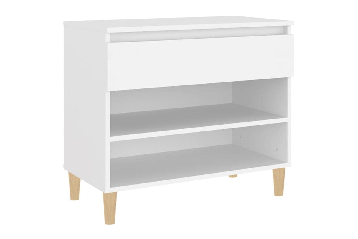 vidaXL 819756 Shoe Cabinet White 70x36x60cm Engineered Wood