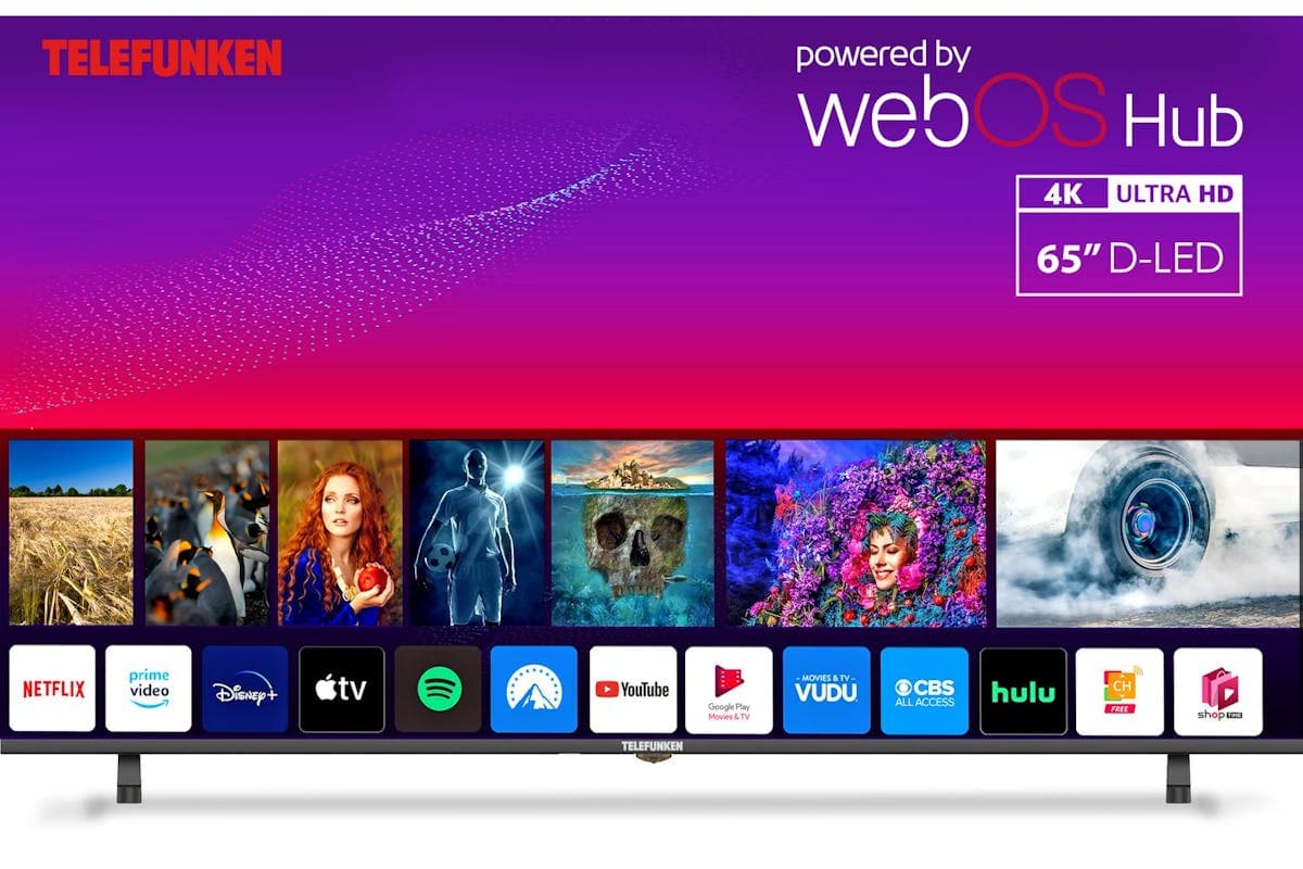Telefunken 65" DLED 4K WebOS Smart TV