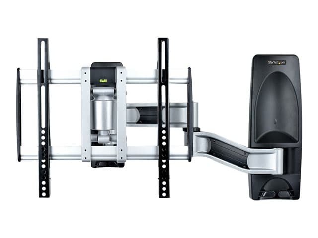 Startech Articulating TV Wall Mount, VESA Wall Mount Supports 65 inch/99lb/Flat/Curved TVs, Retractable Low Profile Wall Mount TV Bracket, Adjustable