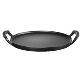 Signature Cast Iron Outdoor BBQ Round Pizza Pan 35cm
