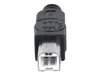 MANHATTAN - USB-A to USB-B Cable, 5m, Male to Male, 480 Mbps (USB 2.0), Hi-Speed USB, Black, Lifetime Warranty, Polybag - USB cable - USB to USB Type B - 5 m