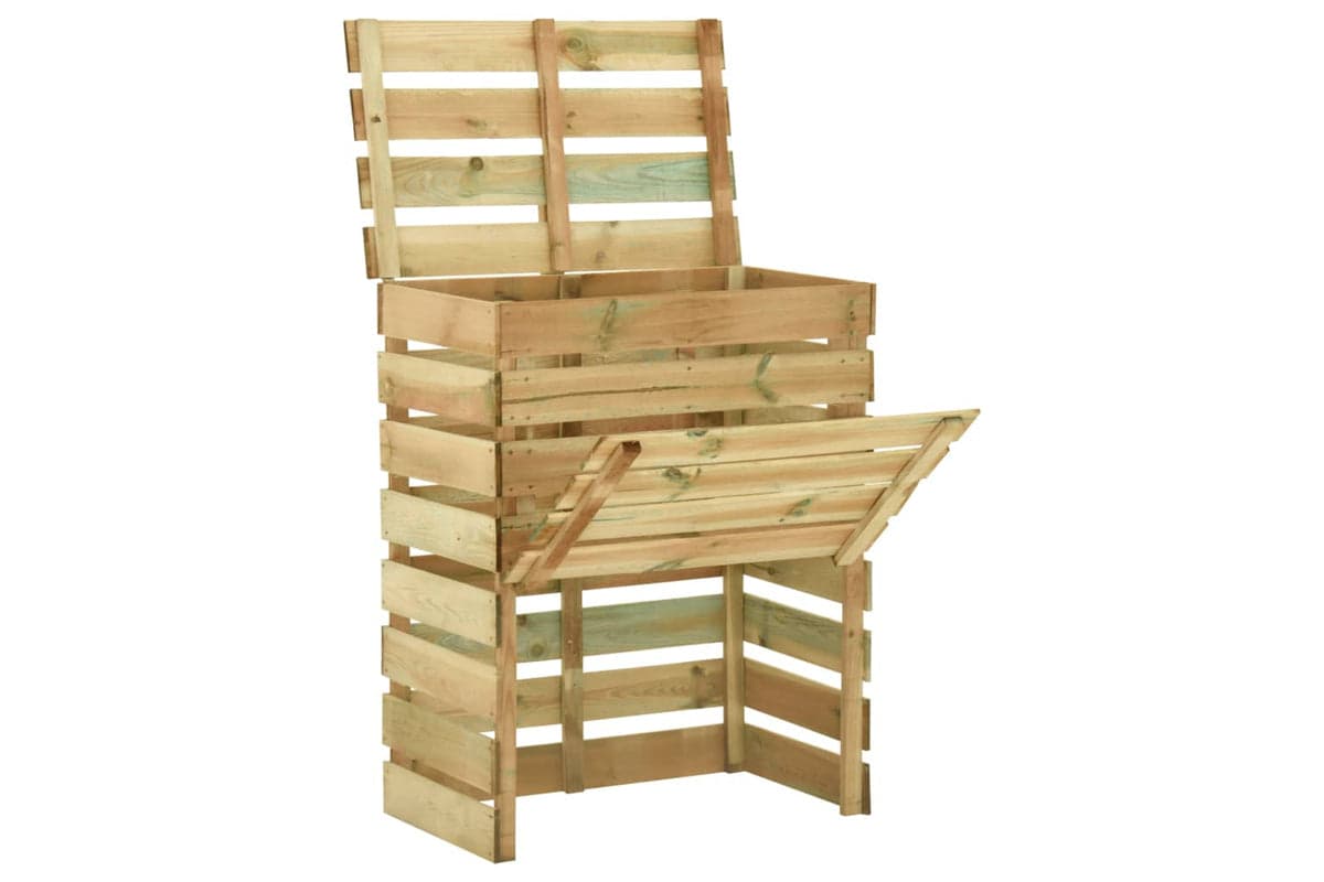 vidaXL 316062 Slatted Garden Composter 80x50x100cm Impregnated Pinewood