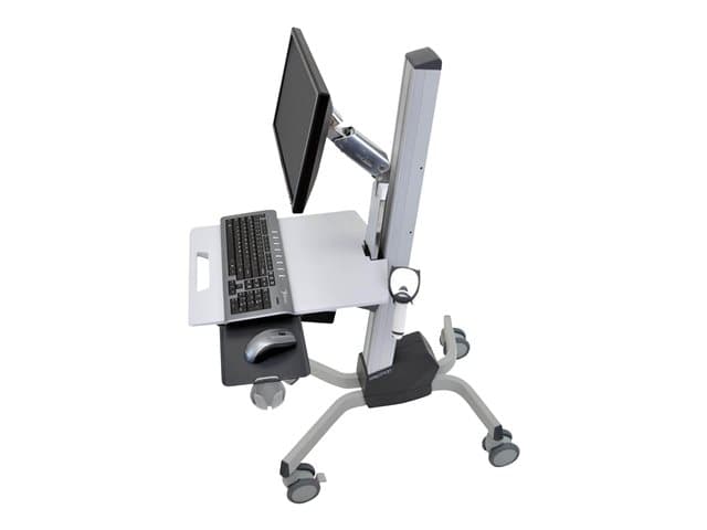 ERGOTRON - Neo-Flex cart - Constant Force lift - for LCD display / keyboard / mouse / barcode scanner / CPU - two-tone grey