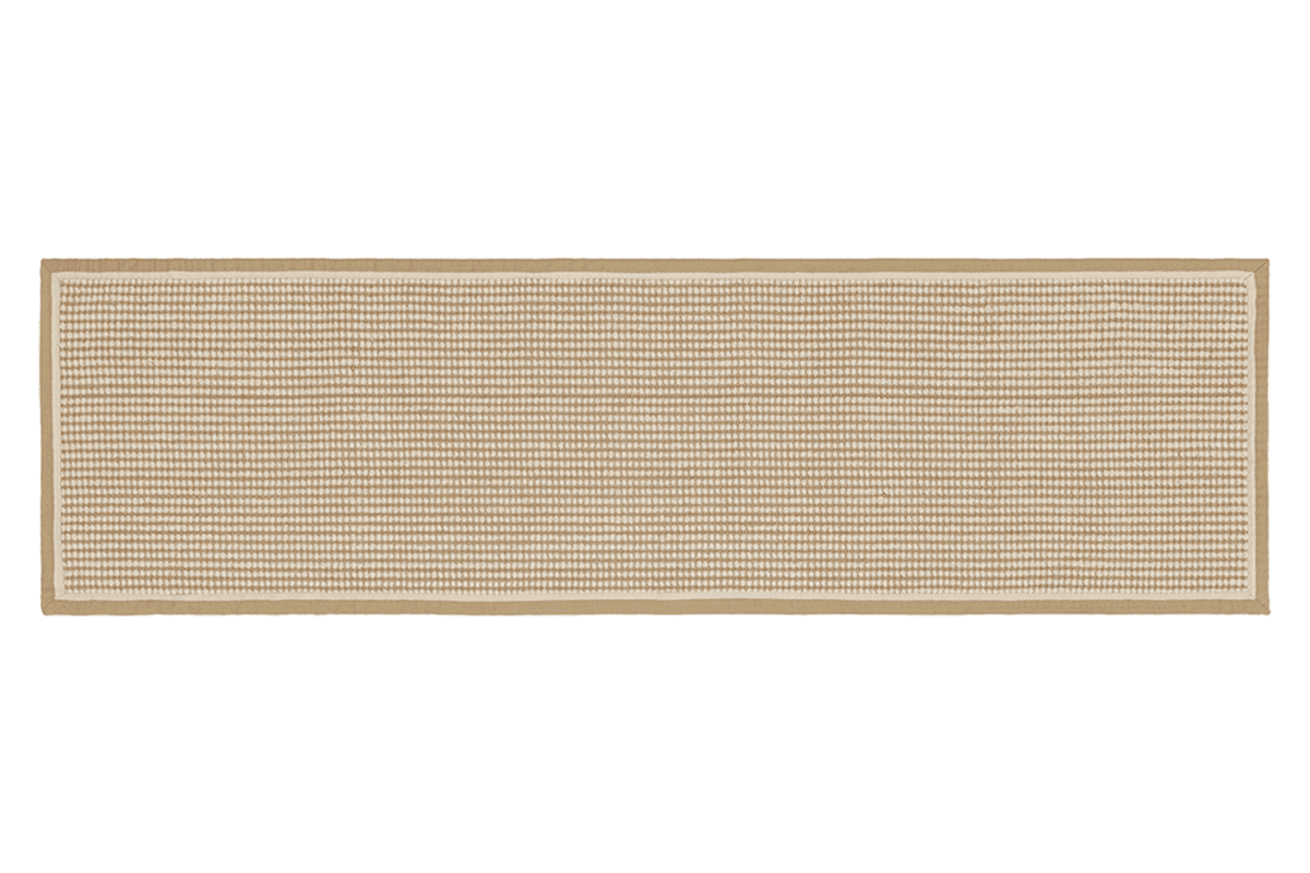 Korra Single Loop Rug | Cream | 240 x 68 cm
