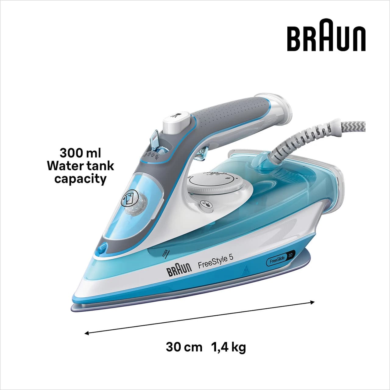 Braun SI5008BL TexStyle 5 FreeGlide – Blue