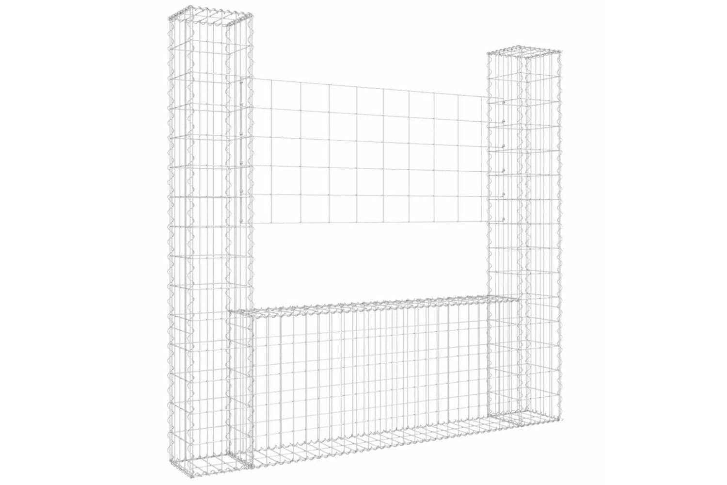 vidaXL U-shape Gabion Basket