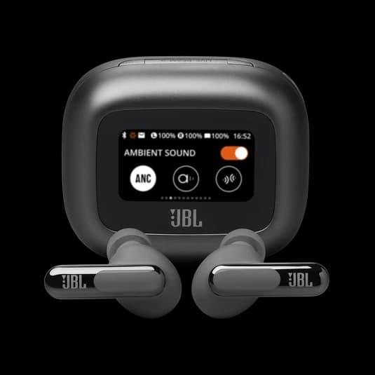 JBL Live Beam 3 Wireless Noise Cancelling Earbuds w/ Smart Case - Black | LIVEBEAM3BLK