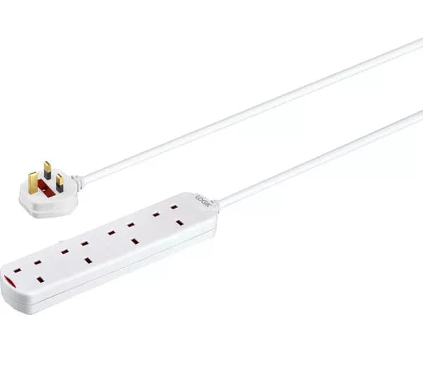 LOGIK 4-Socket Extension Lead