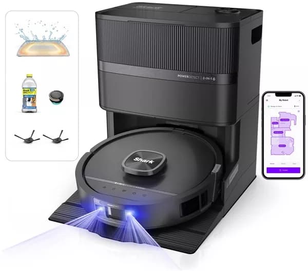 SHARK PowerDetect UV Reveal RV3000XEUK Robot Vacuum Cleaner – Black