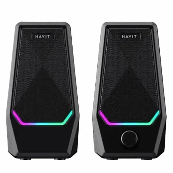 Havit RGB Stereo 2.0 USB Speaker - Black | SK768