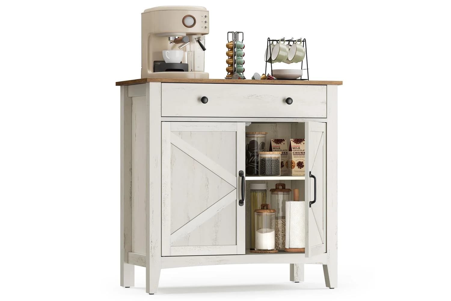 Vasagle Storage Cabinet | Mdf & Steel | 80 X 80 Cm