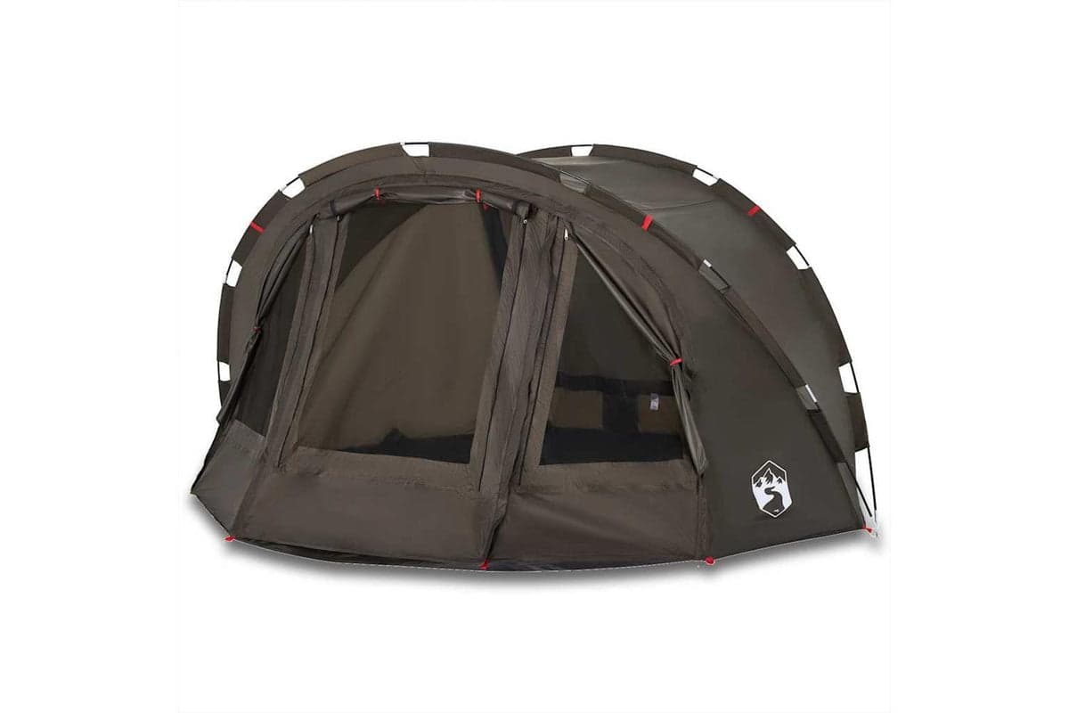 Vidaxl Fishing Tent 4-person Brown Waterproof
