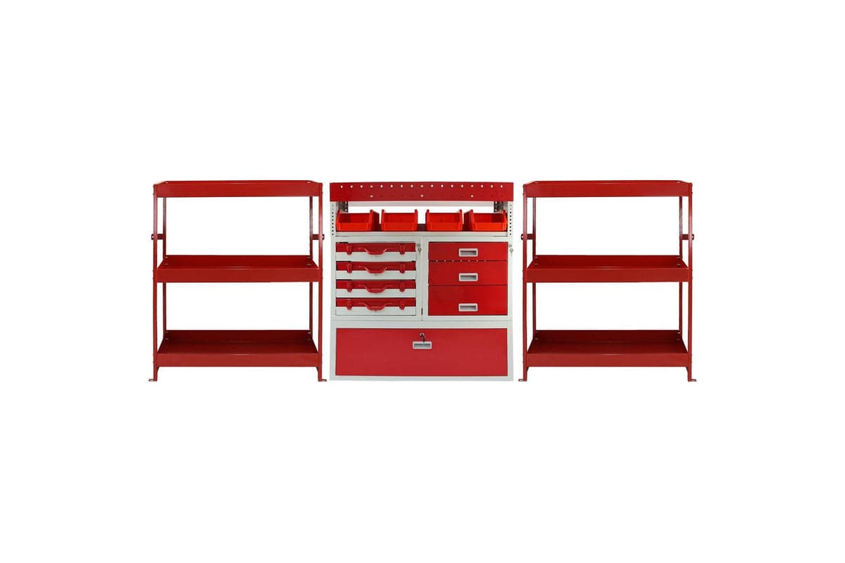 Monstershop 23583 - Monster Racking Flame Metal Van Shelving
